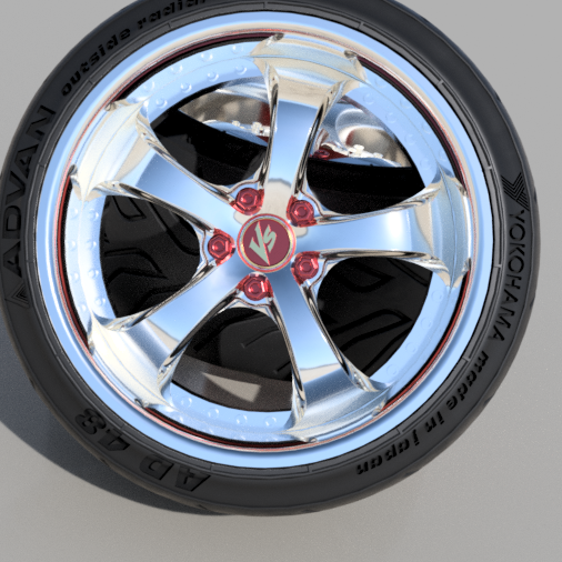 🚗 WORK VS KF V2 with ADVAN Tires for diecast and scale