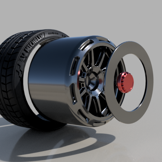 🚗 Rotiform Style Rims with AERO disc with TIRES For diecast and RC ...