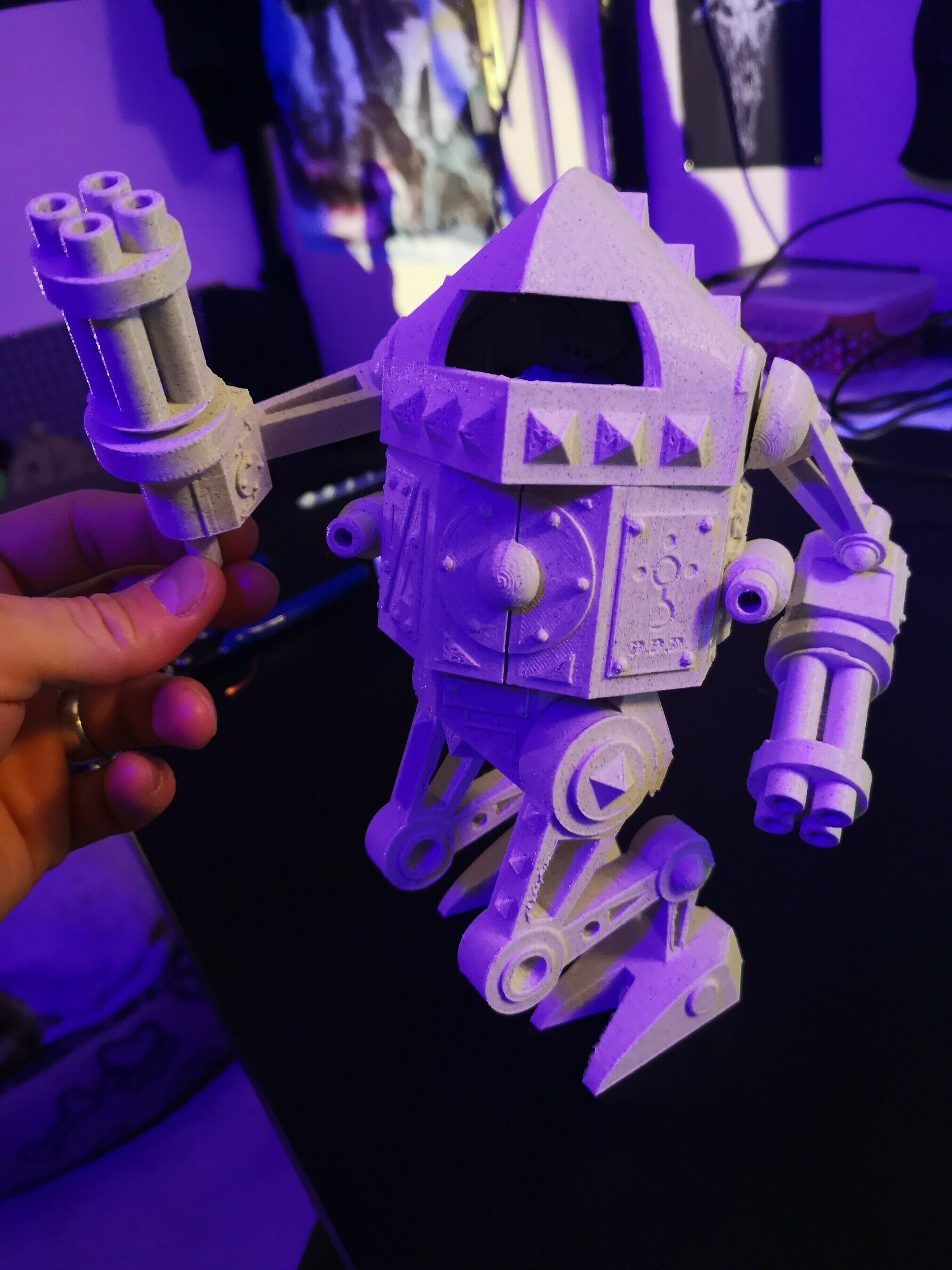 Fichier STL MECKABOT + MINIBOT Impression en place SANS SUPPORTS ...