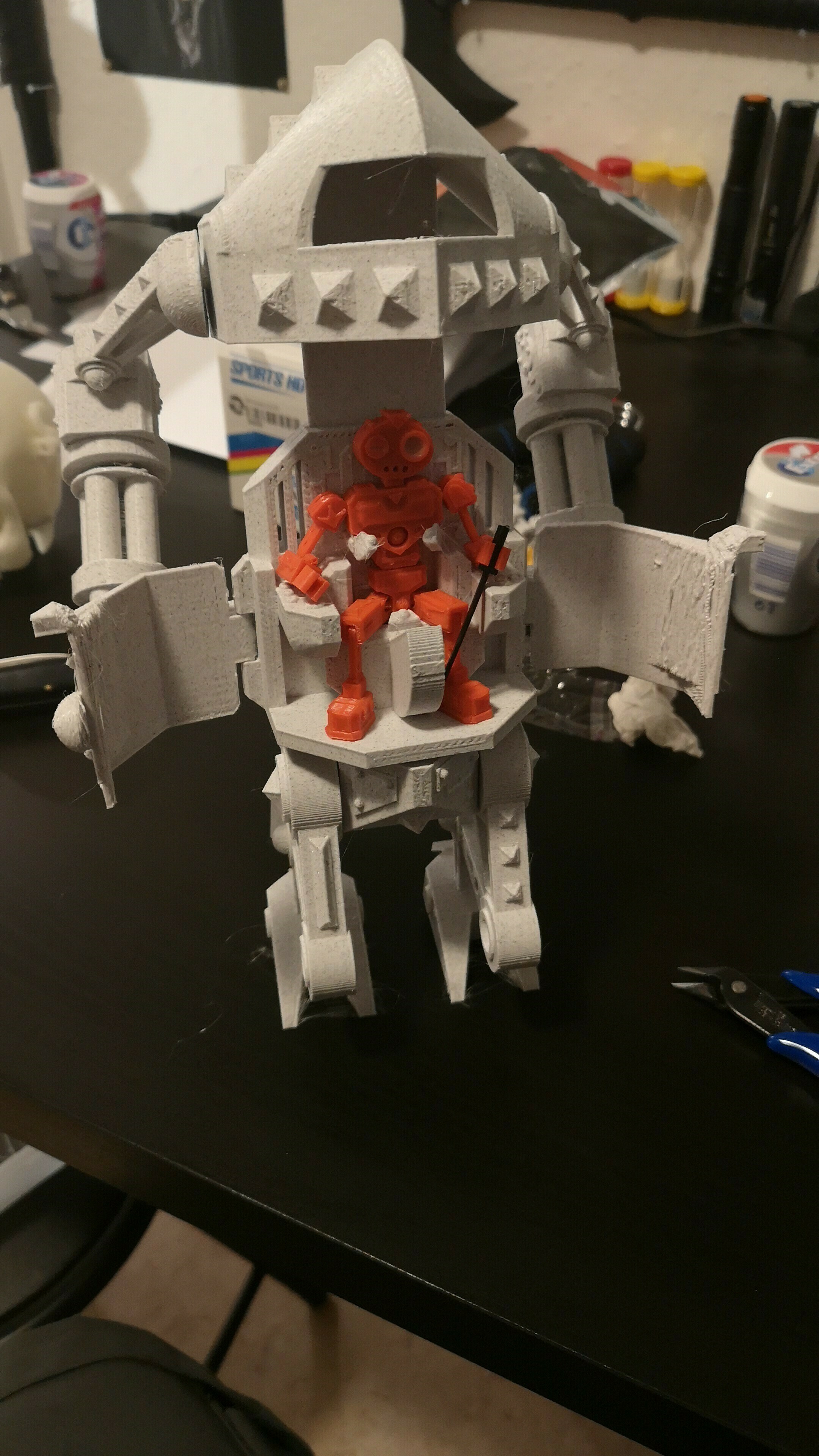 🤖 MECKABOT + MINIBOT Print in Place NO SUPPORTS -> Easy print・ STL File ...