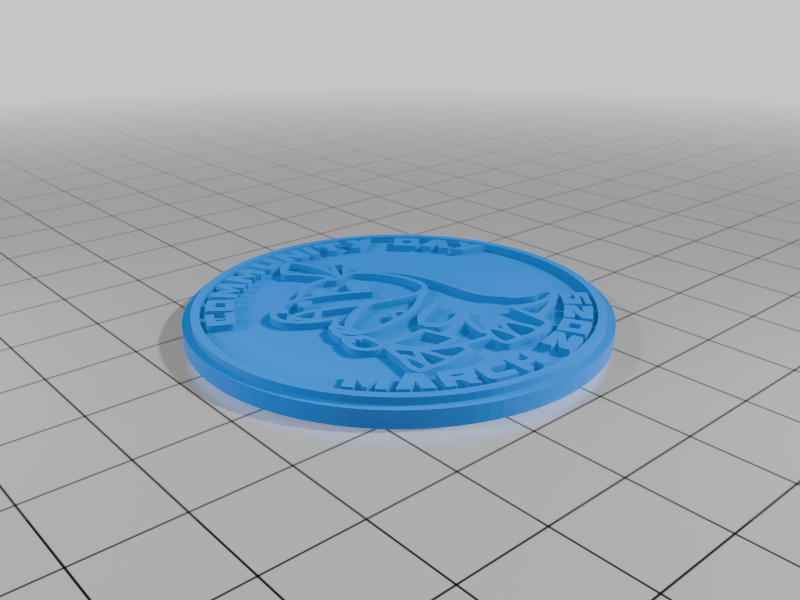 Fuecoco Coin 🐉 Pokemon Go Community Day #99 coin - Fuecoco・Free 3D File for ・Cults
