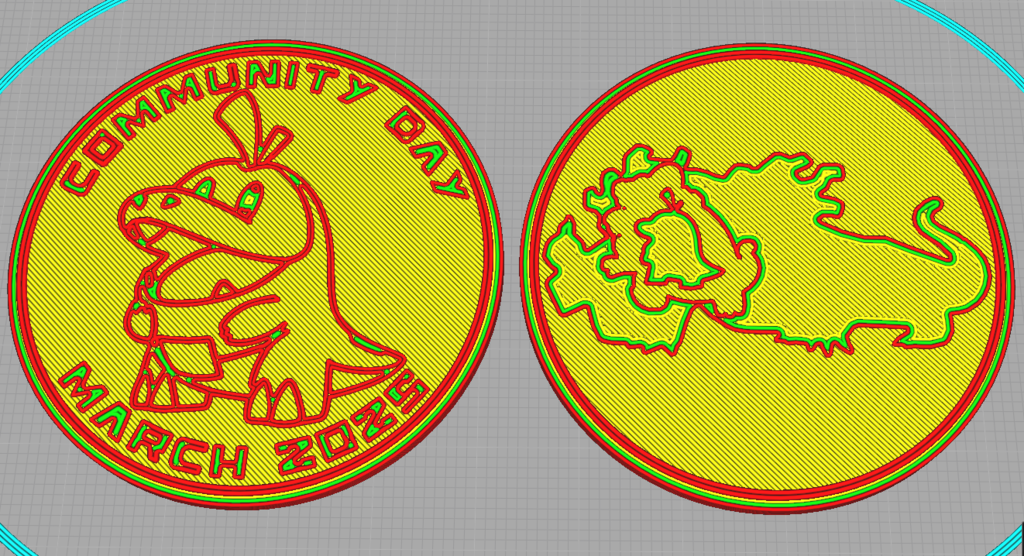 Fuecoco Coin 🐉 Pokemon Go Community Day #99 coin - Fuecoco・Free 3D File for ・Cults