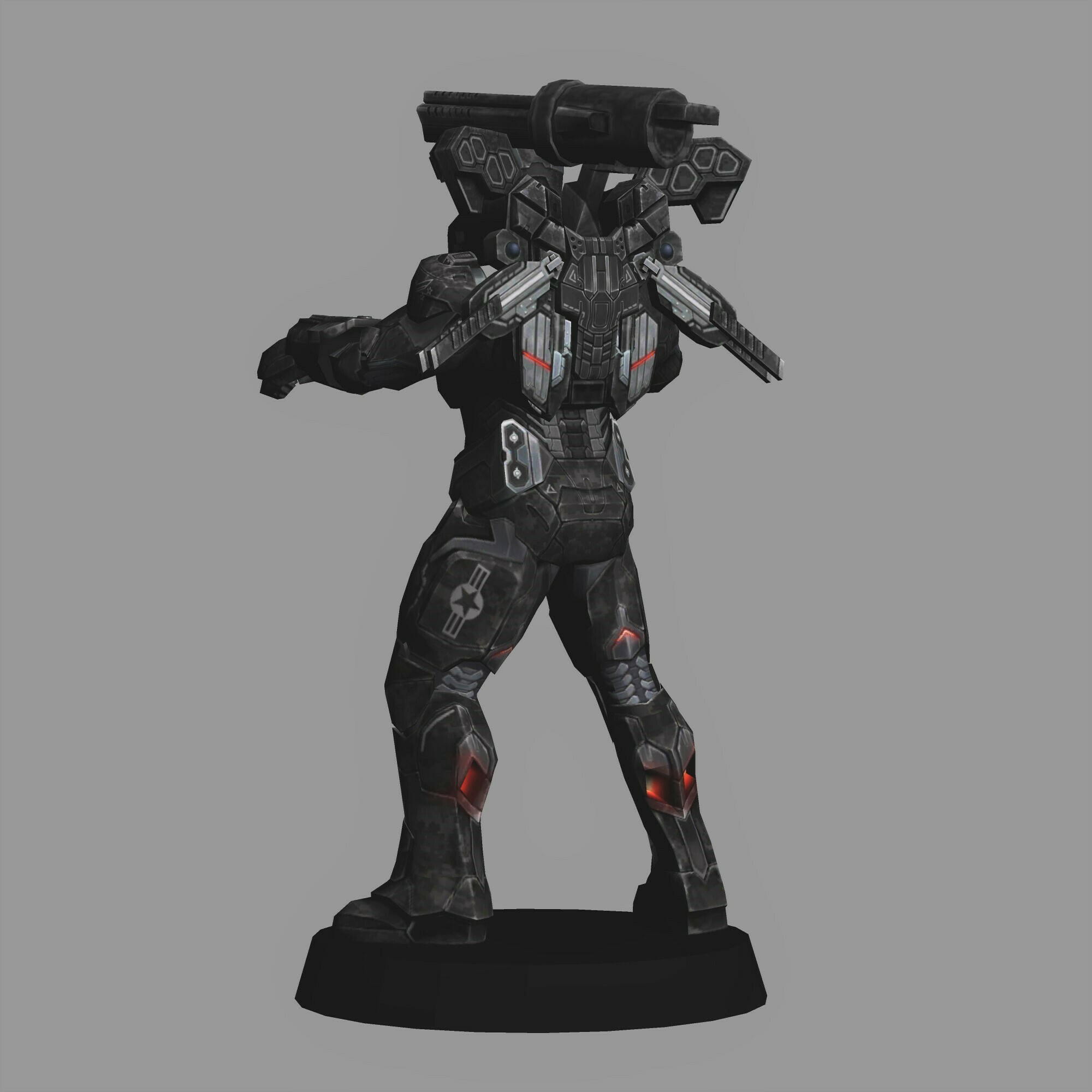 🦸 Warmachine Mk4 - Avengers Infinity War LOW POLYGONS AND NEW