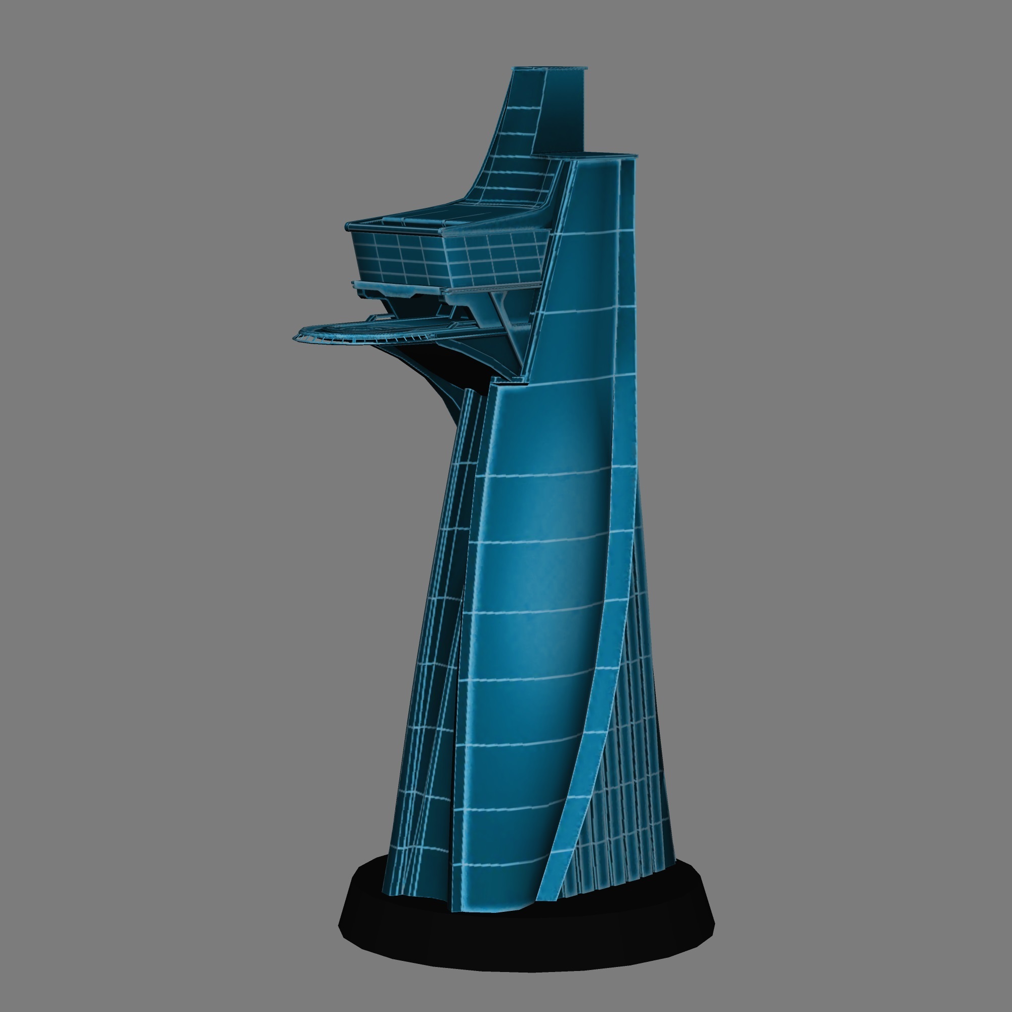 🦸 Avengers Tower - Avengers low poly 3d print・ STL File for ・Cults, image size:2000x2000
