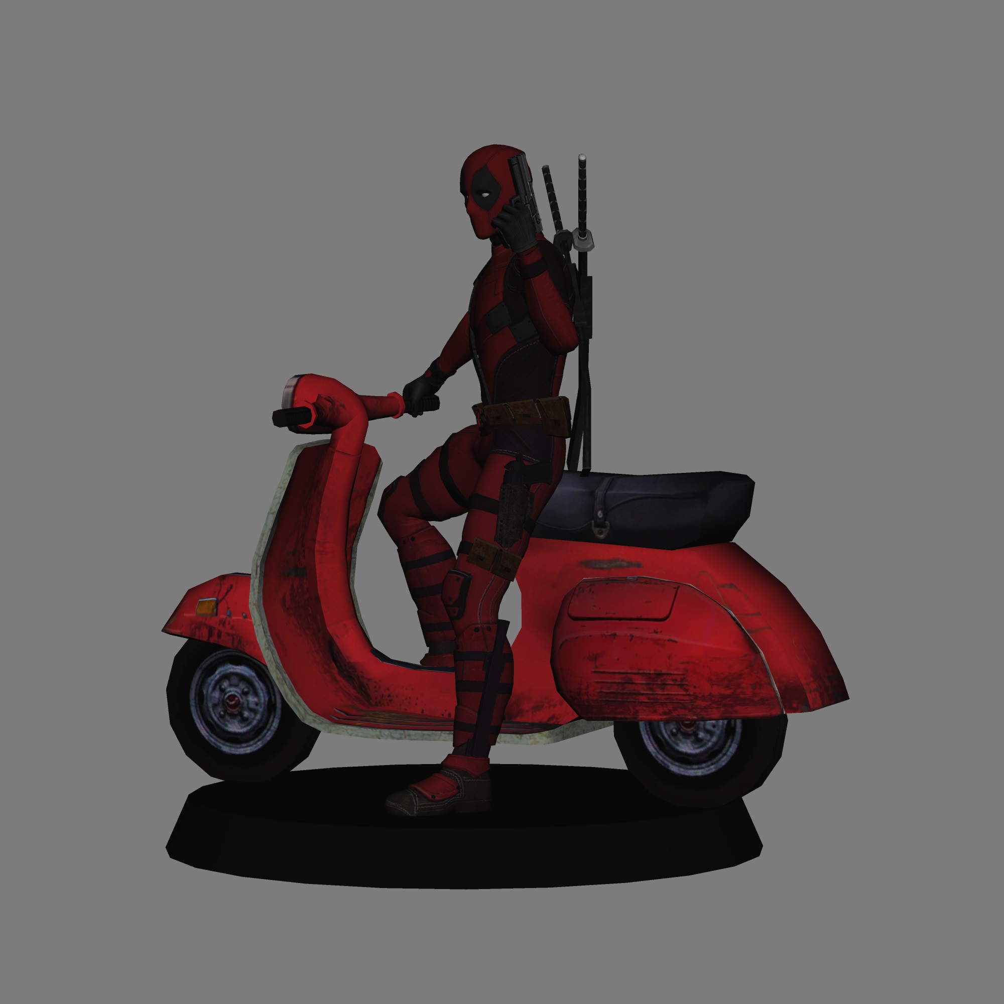 🎬 Deadpool - Deadpool Movie LOW POLYGONS AND NEW EDITION・ STL File for ...