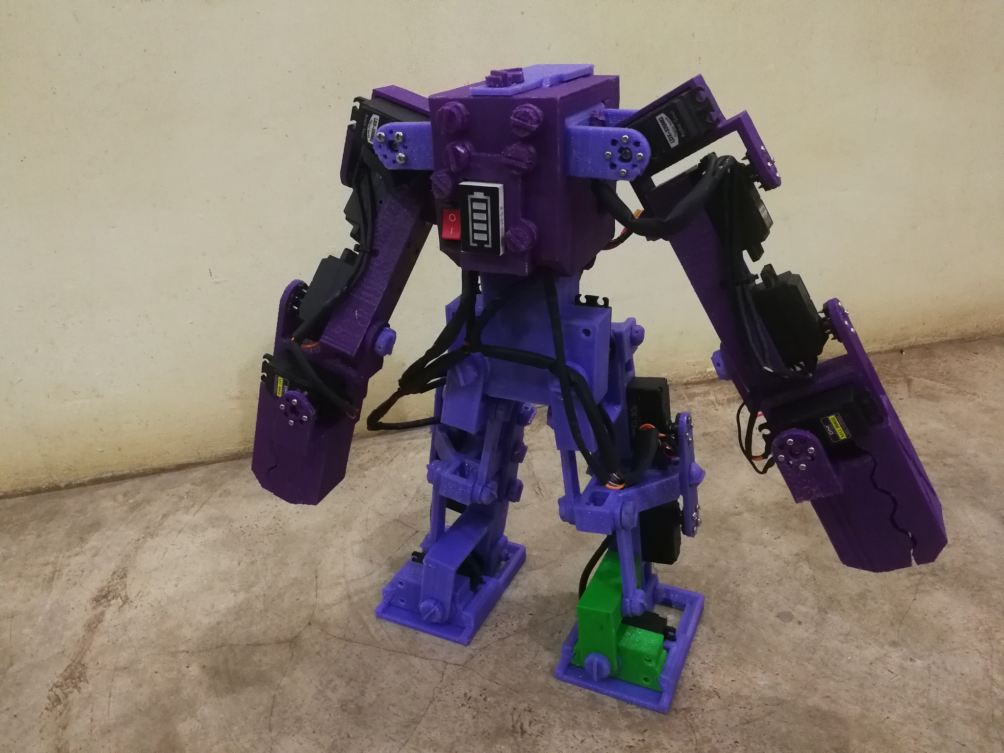 STL file arduino humanoid robot Karkinos ss 🤖 ・3D printable model to