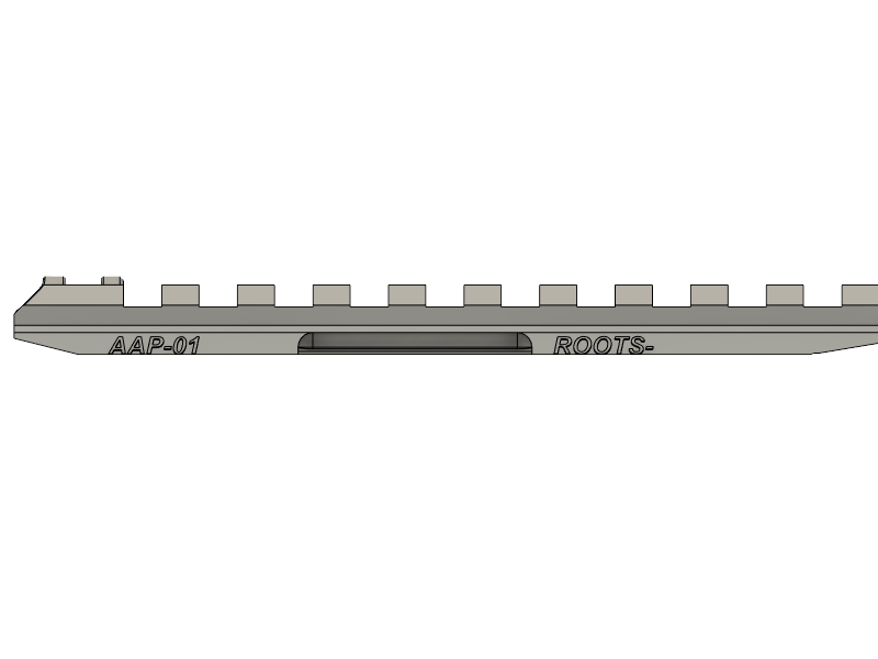 🔝 AAP-01 Top rail with sight・Free STL File for ・Cults