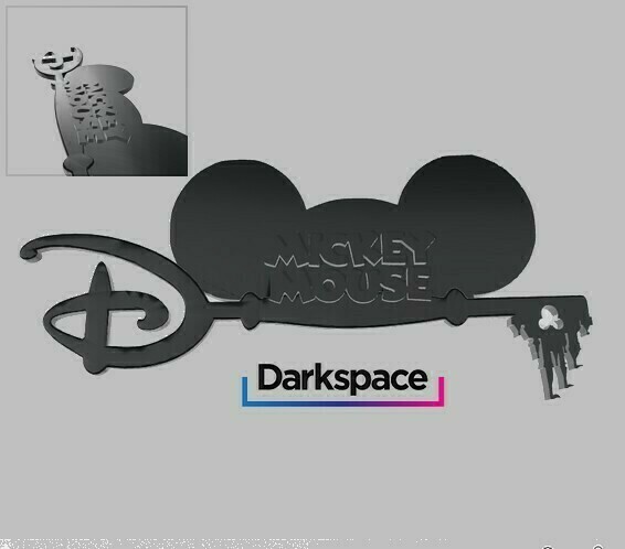 Disney Key Dxf STL file Mickey Mouse Disney Key 🐁 ・3D printing template to download・Cults