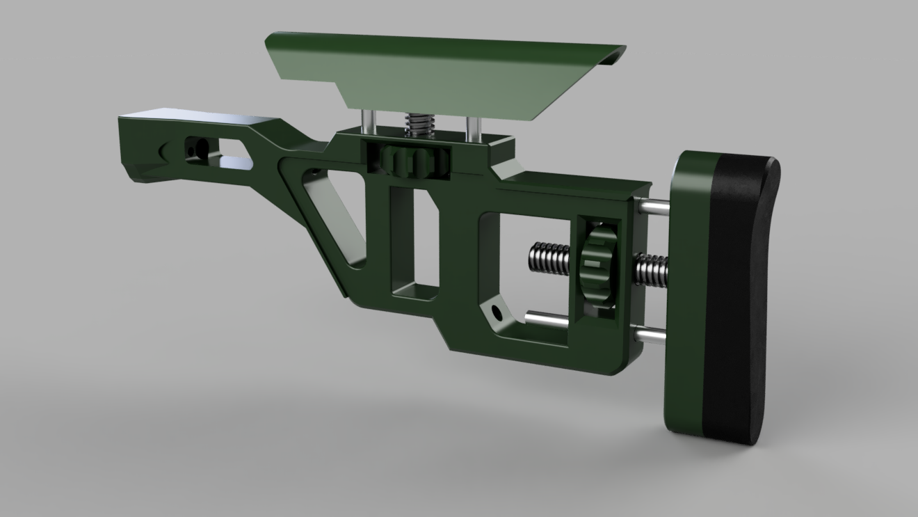 STL file VSR-10 G-Spec stock. Right hand version ️ ・3D printing model ...