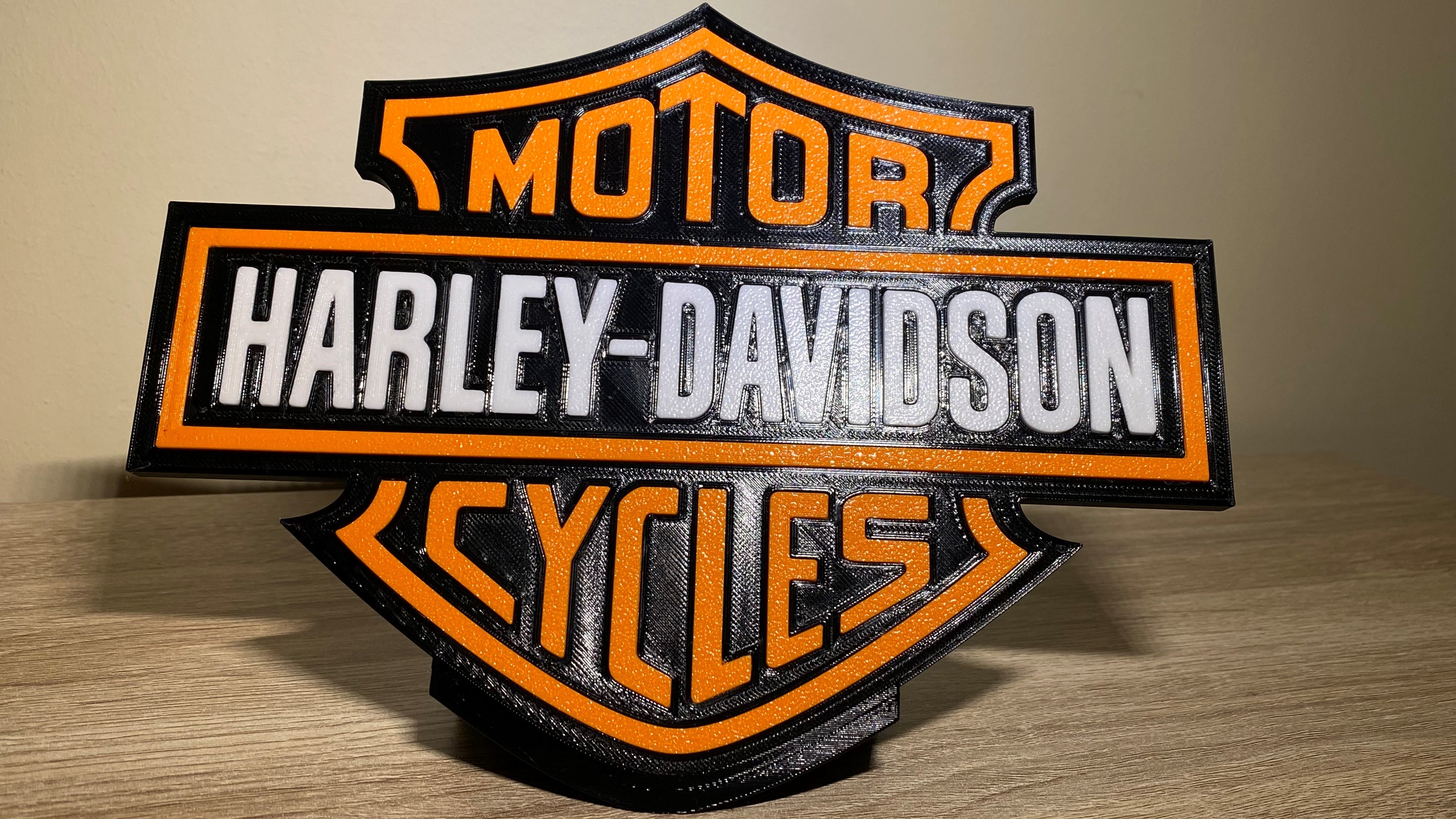 3*E様 Harley-Davidson 3d EMBLEM 🏍️ Harley Davidson Puzzle・ STL File for ・Cults