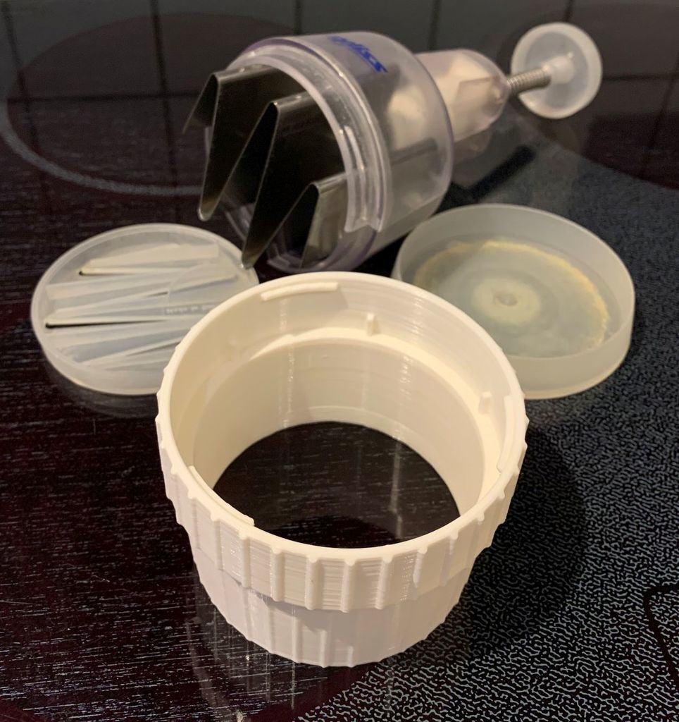 Free STL file Replacement base for Zyliss Universal Chopper 80 🏠 ・3D