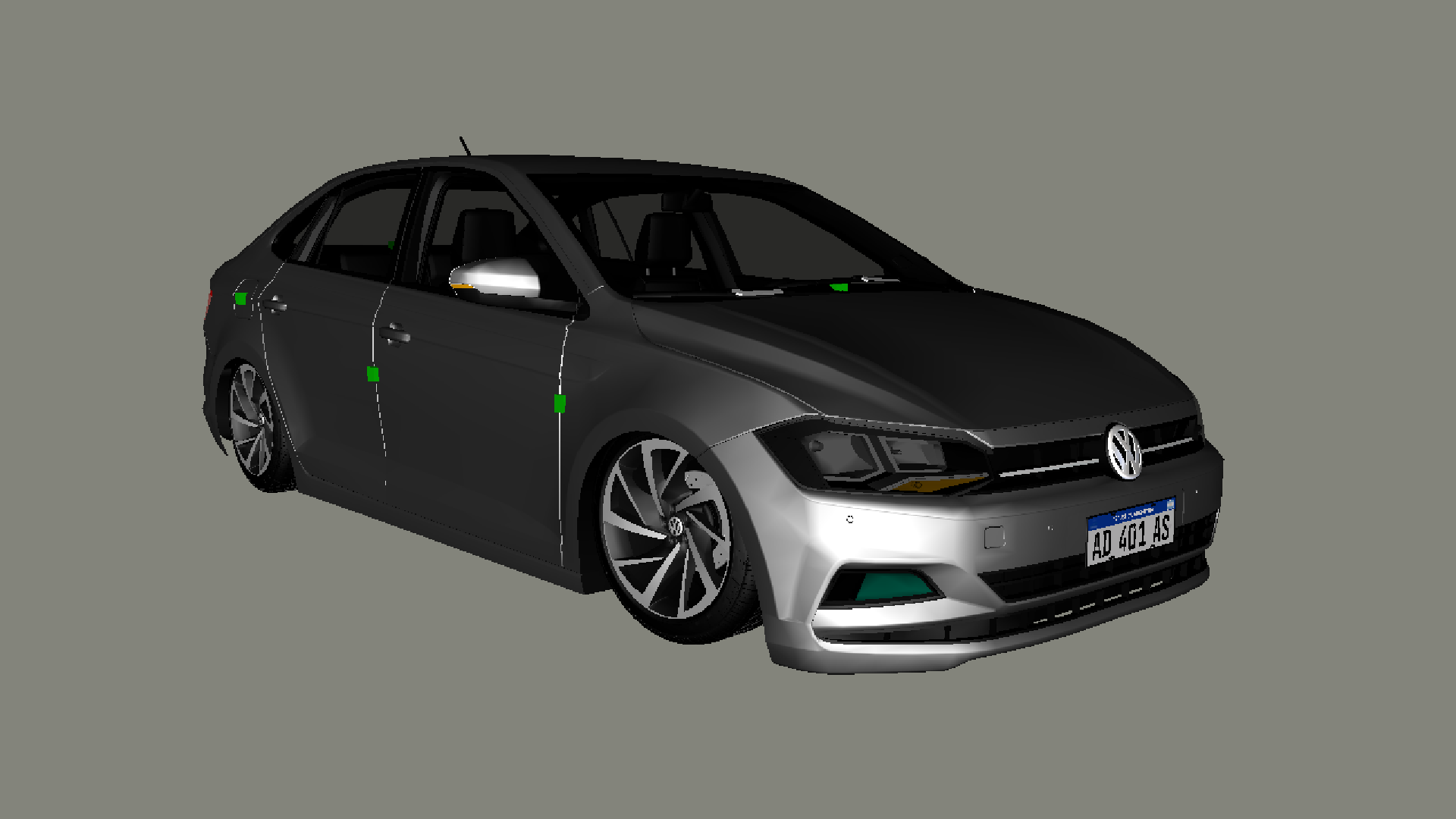 立体・オブジェ VIRTUS 🚗 VOLKSWAGEN VIRTUS 2018 (.DFF)・ 3D File for ・Cults