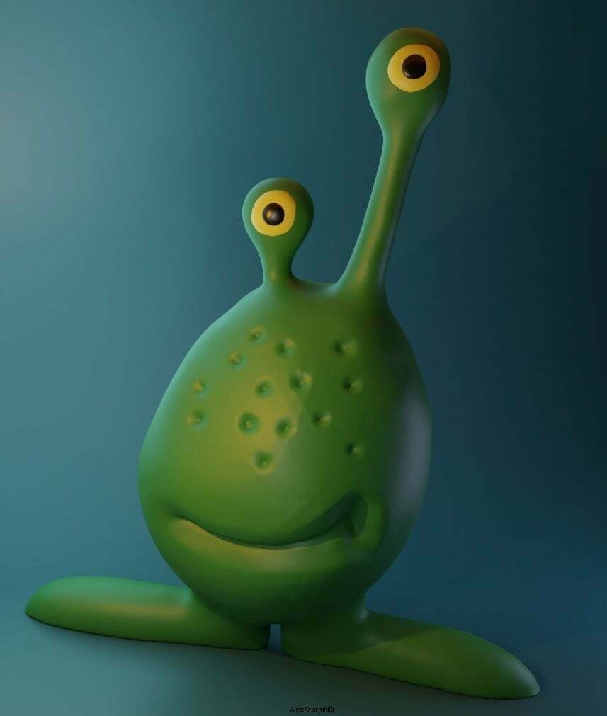 👶 Baby Alien・Free STL File for ・Cults