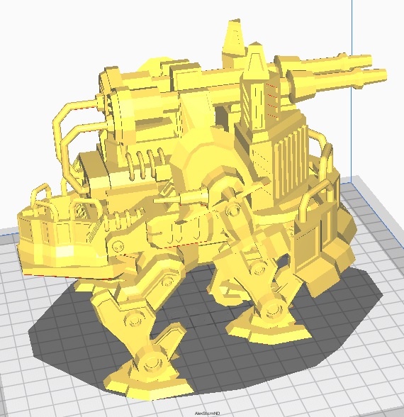 STL file Robot Self-propelled gun ND1 🤖 ・3D printable model to download ...