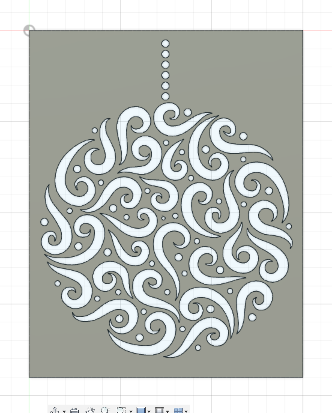 Free STL file Christmas Ball Stencil 🎄 ・3D print object to download・Cults