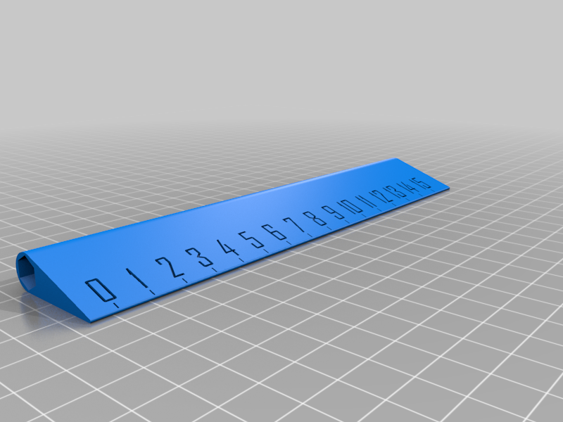Free STL file Minimalistic ruler with pencil pocket 📏 ・3D printing ...