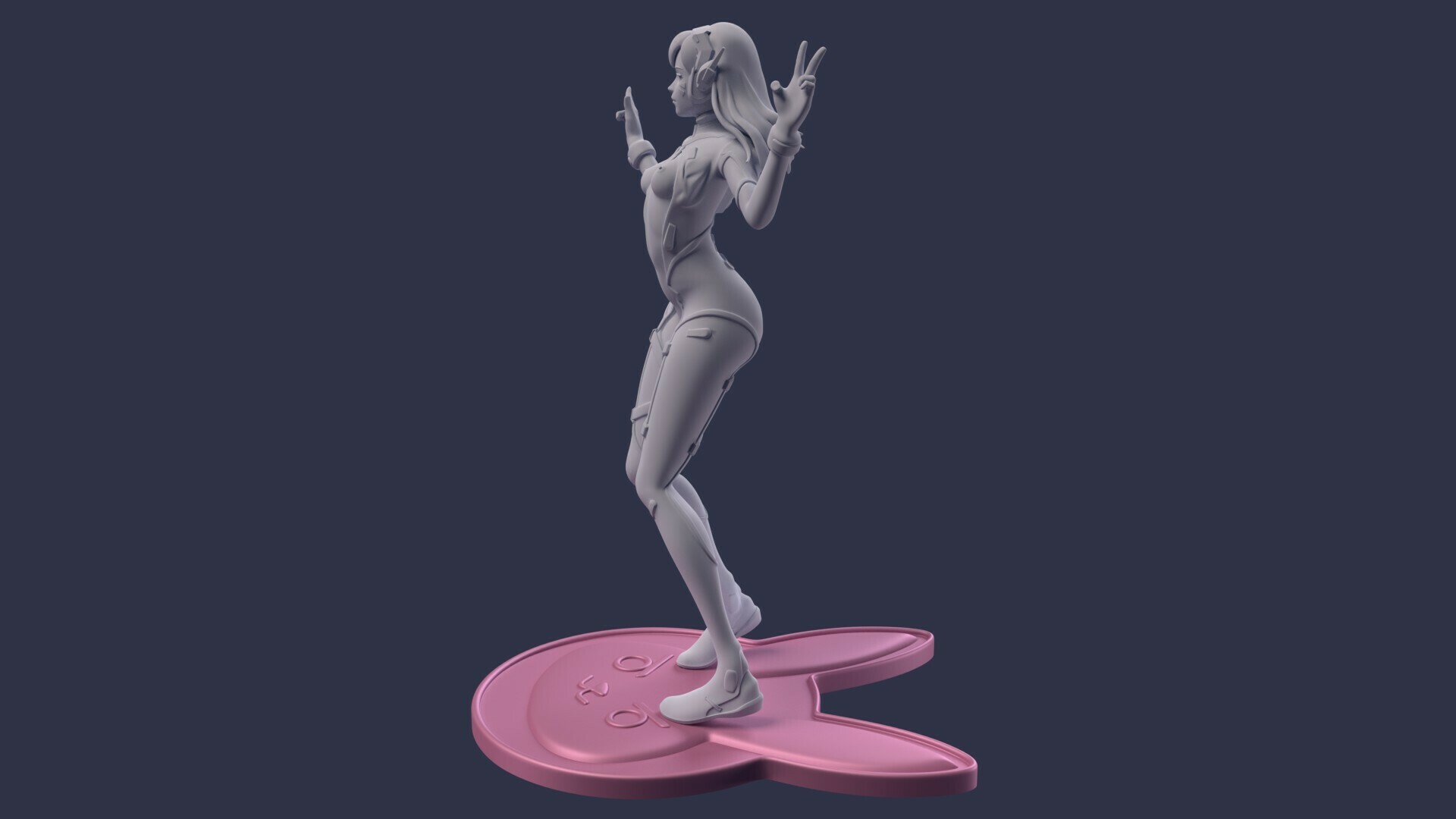 3D file Overwatch - DVA 👧・Model to download and 3D print・Cults