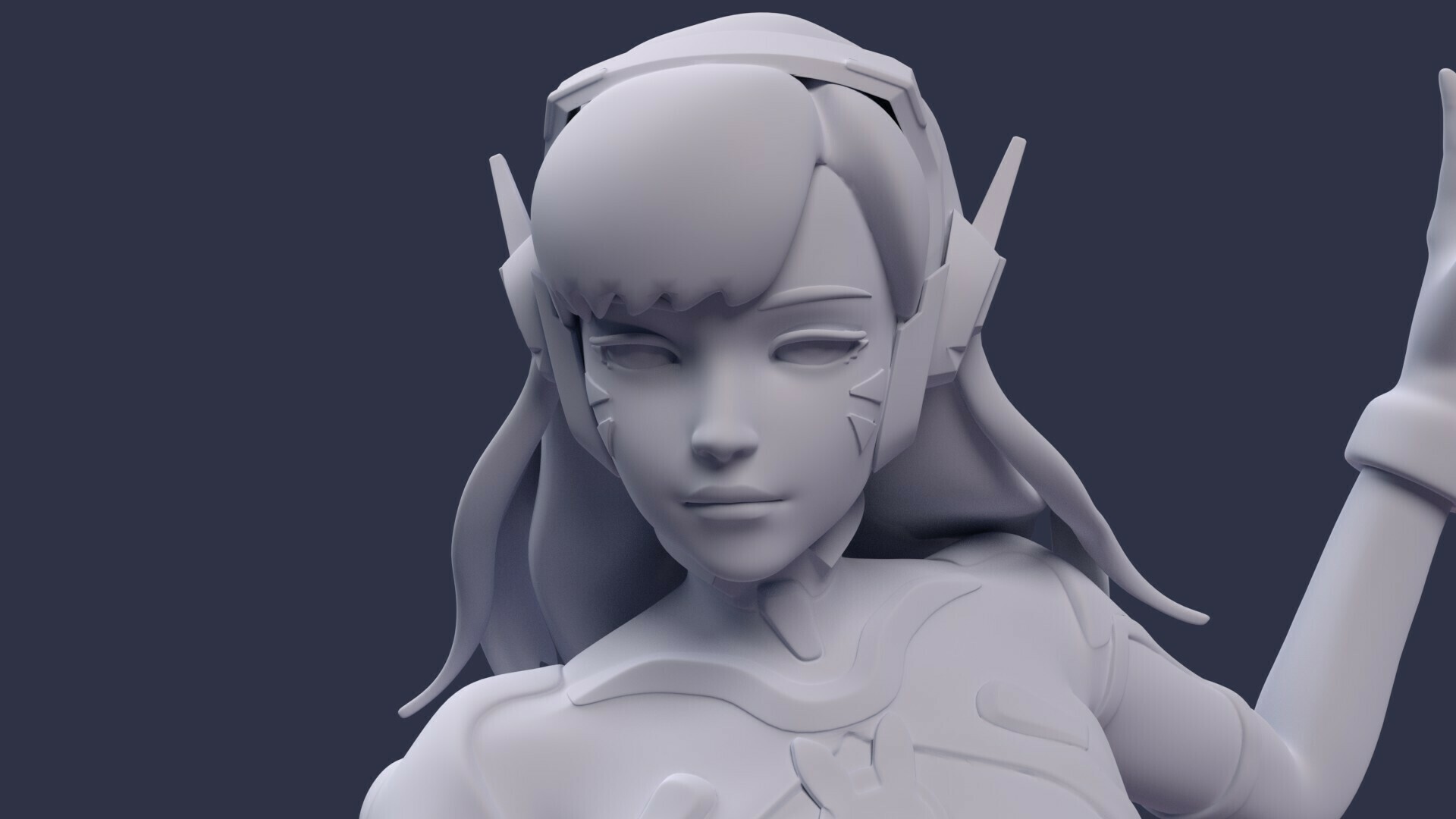 3D file Overwatch - DVA 👧・Model to download and 3D print・Cults