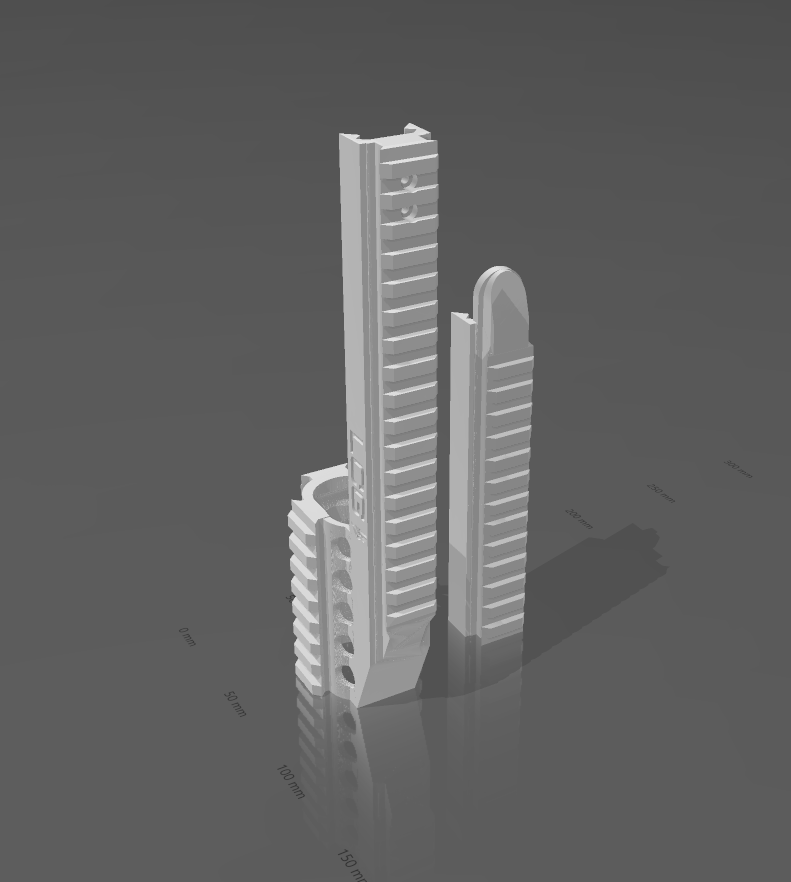 🔫 AIRSOFT- Kit RIS Kac pdw WE・ STL File for ・Cults