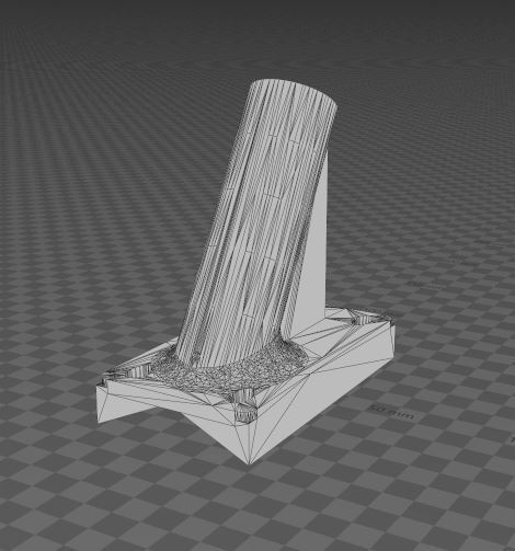 🤐 Flag Holder for post w/attachment via zip ties・Free STL File for ・Cults