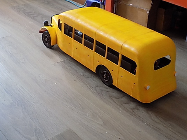 🏫 1930 1/14 SCALE RC SCHOOL BUS・Free 3D File for ・Cults