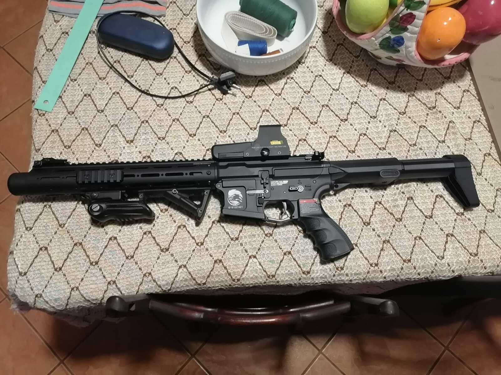 Q LLC Honey Badger SD 300BLK SBR - 7\, image size:1600x1200