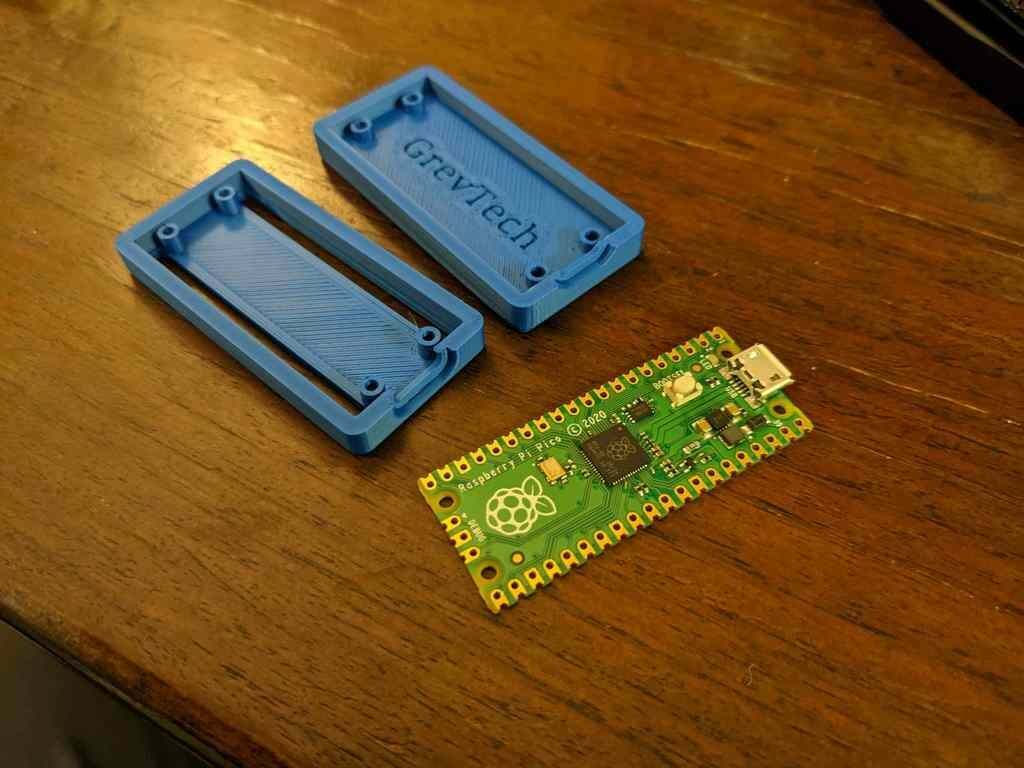 Free STL file Raspberry Pi Pico Case (Pins on top) 🔝・3D printer design ...