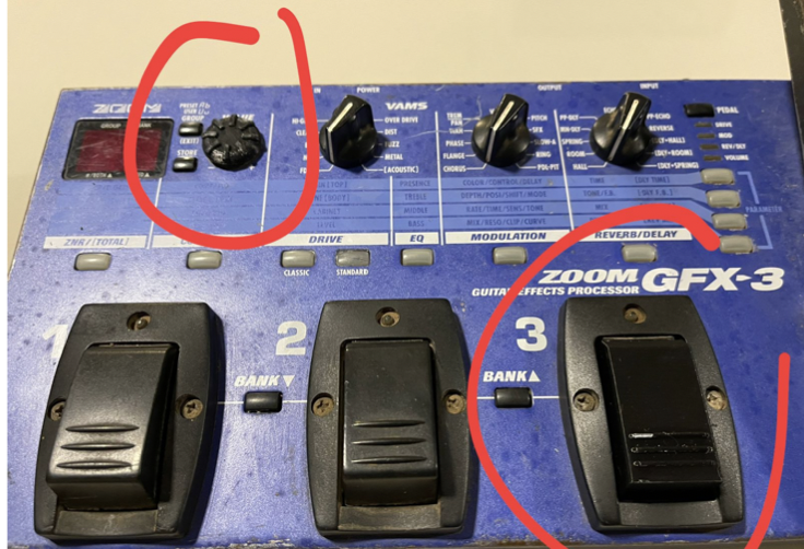 🎵 Zoom GFX-3 value rotary knob・Free 3D File for ・Cults