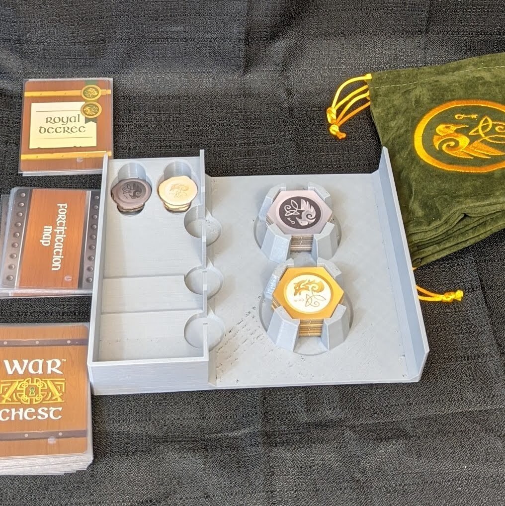 ♟ War Chest - Board Game Insert・Free STL File for ・Cults