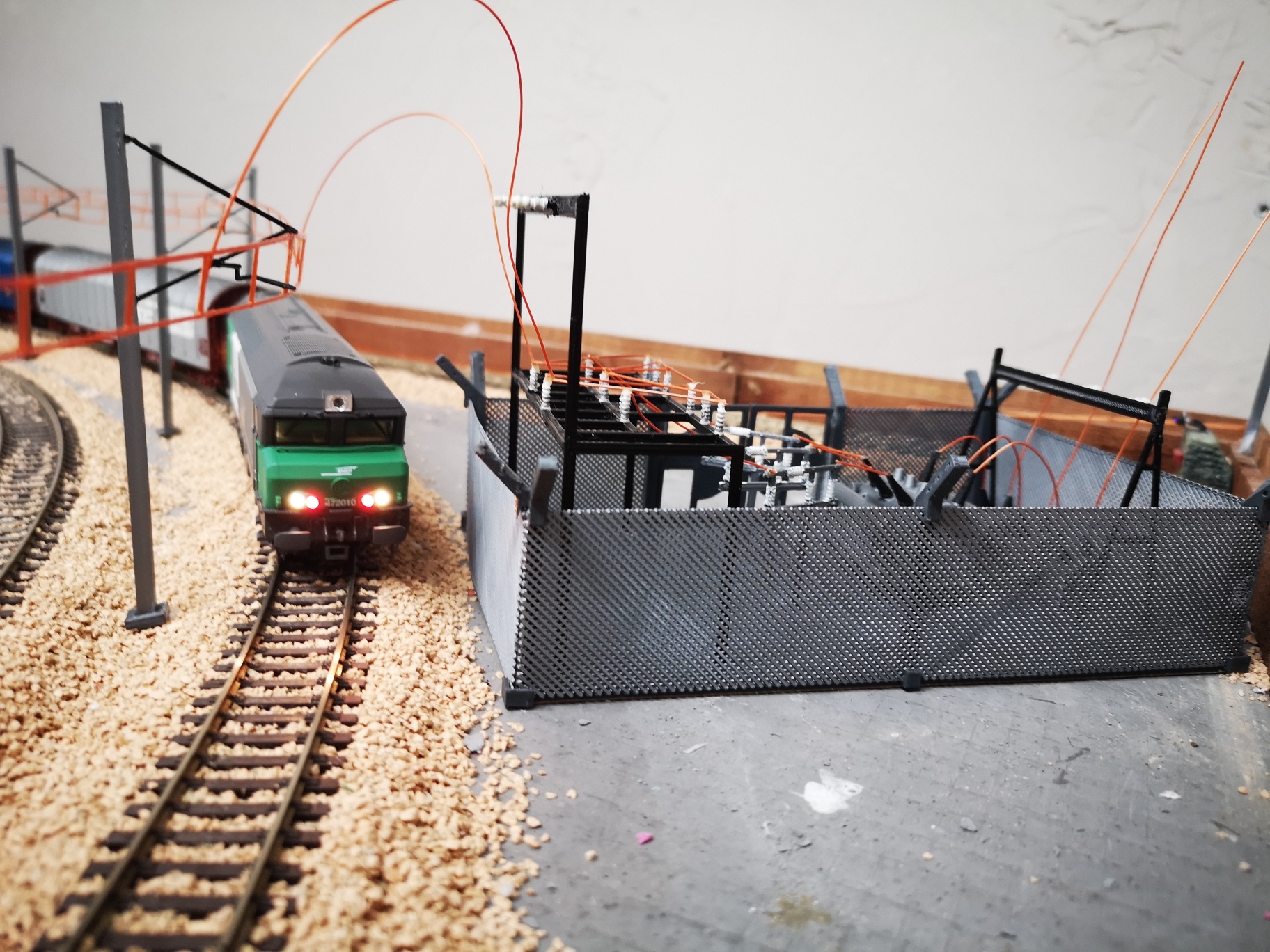 OBJ file HO electrical substation 🛤️ ・3D printer model to download・Cults