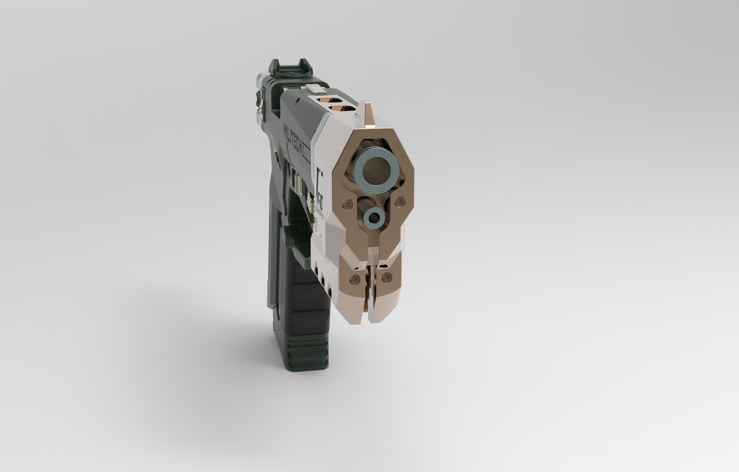 🔫 CYBERPUNK MILITECH M-10AF Lexington・文件用于 STEP ・Cults