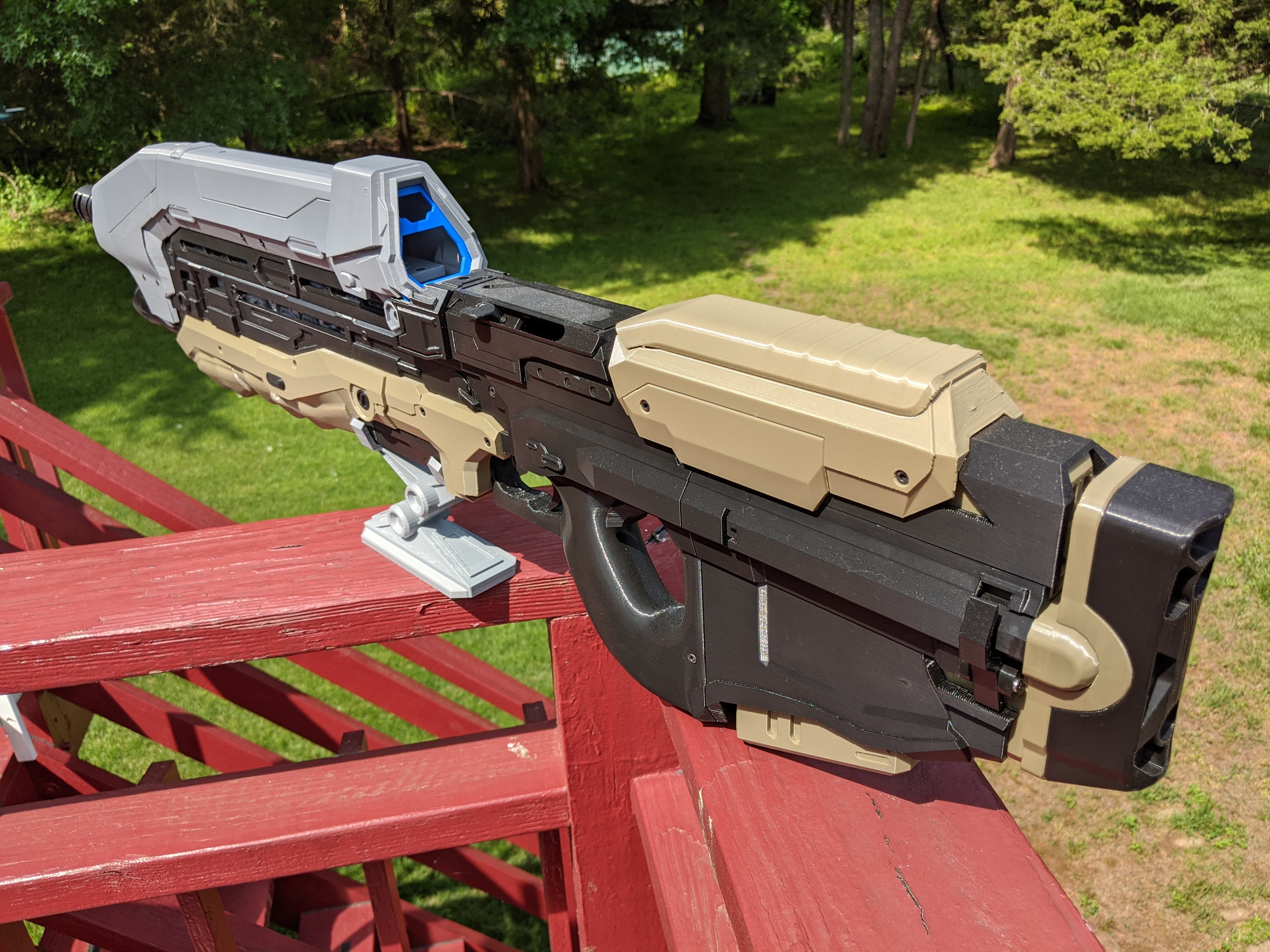 😇 Halo MA5B rifle prop・Impresión 3D・Cults