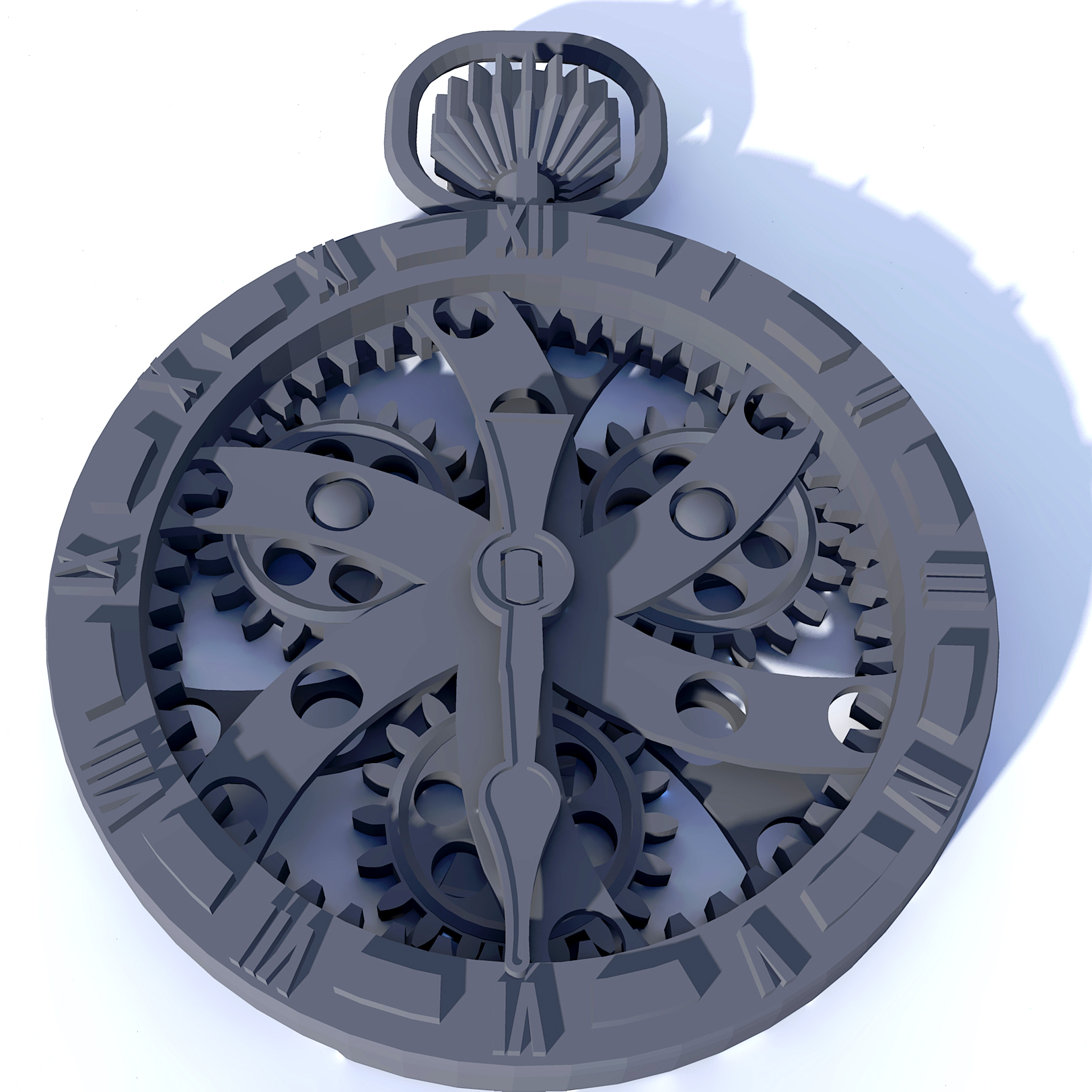 STL file Steampunk Cosplay Pocket Watch 3D print model ⌚・3D printer ...