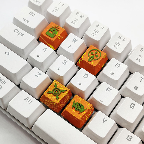 Custom Raze Key Caps Archivo STL keycaps raze valorant 🎲 ・Plan de impresora 3D para ...