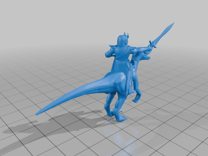 Opr Raptor Rider Archivo 3D gratis Raptor Rider 🧝 ・Objeto imprimible en 3D para ...