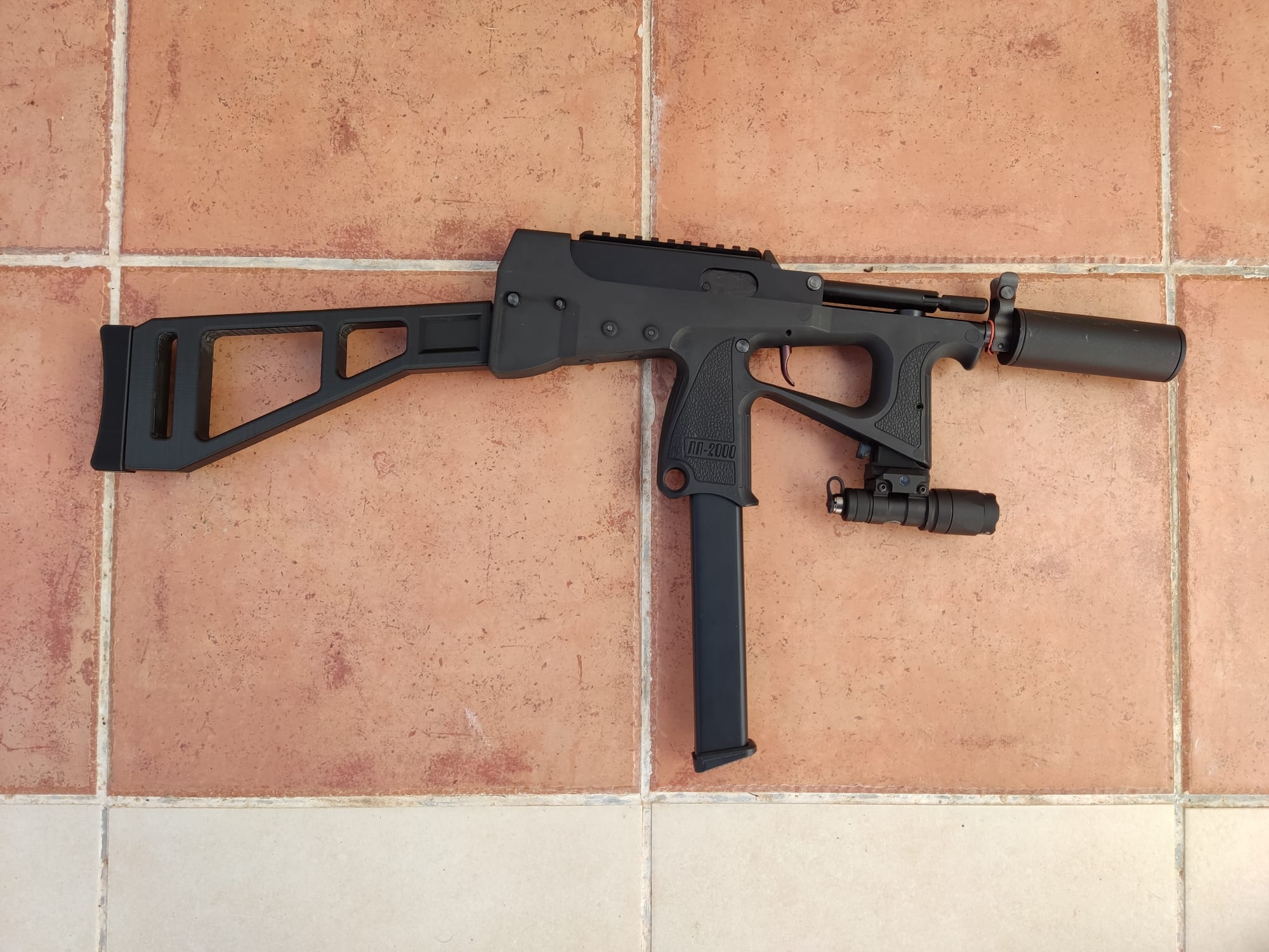 MODIFY PP-2000 専用サイレンサー　PP-2K 🔫 Stock pp2000 ( pp-2k modify) gbb airsoft・ STL File for