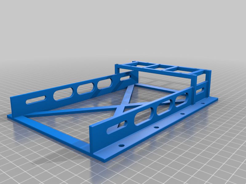 Free STL file Meanwell Power Supply Wall Mount with Power Distro / DigQuad Mount 👽 ・3D print