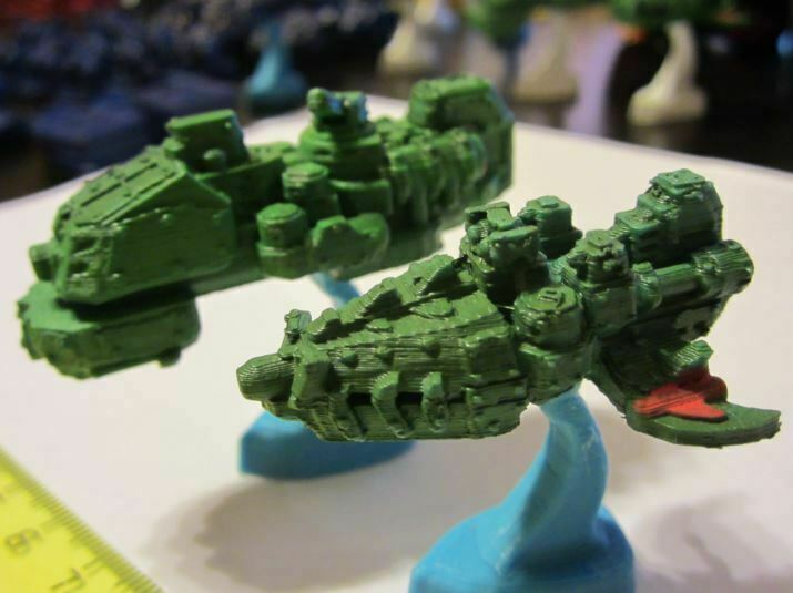 🌃 Forbidden Stars Ork Space Fleet - Remake・Free 3D File for ・Cults