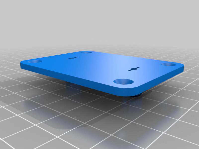 Бесплатный 3D файл Remix - пластина для ремонта мебельных петель со ...