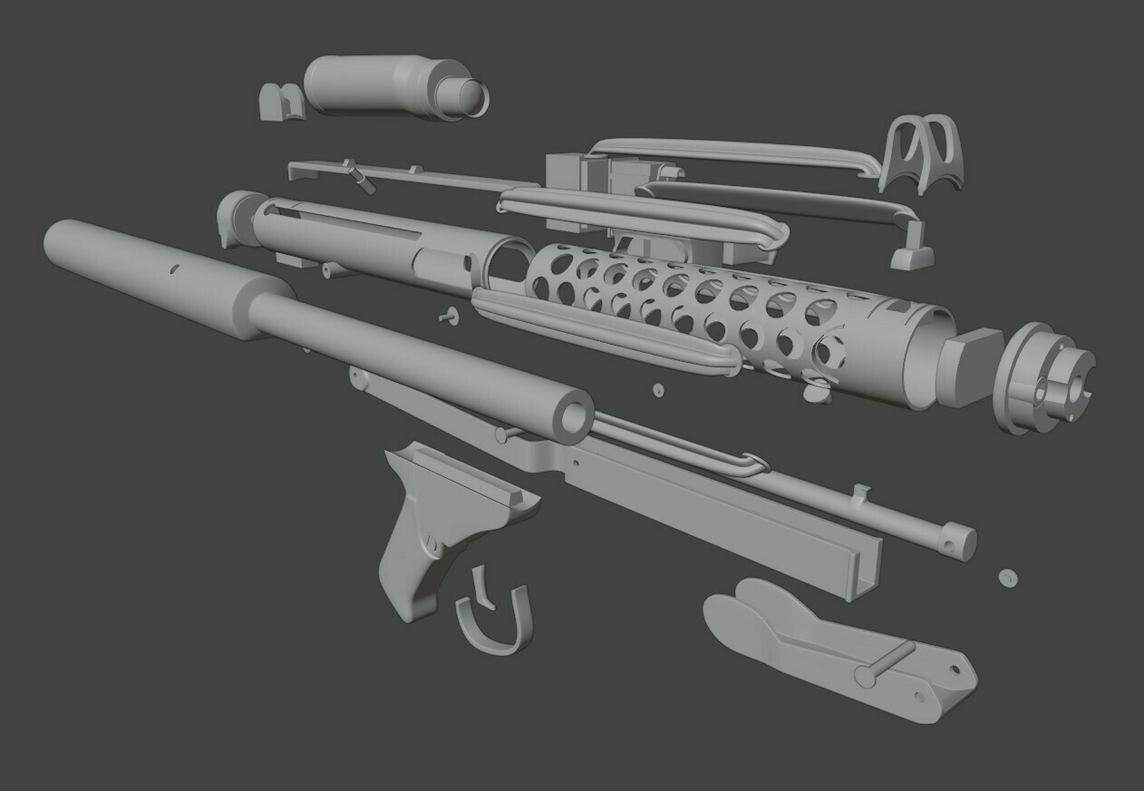 ⭐ E11 BLASTER STL - STAR WARS・ 3D File for ・Cults