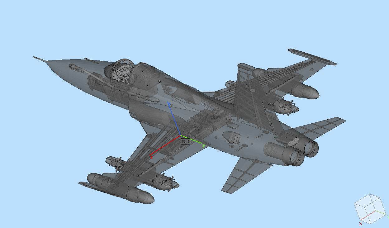 👽 F-5A Freedom Fighter・ STL File for ・Cults