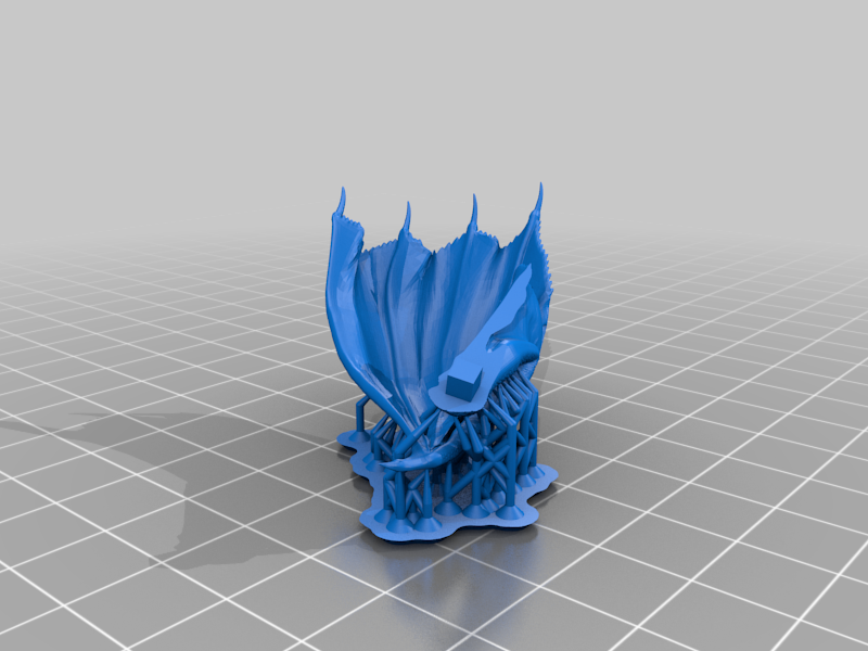 🐉 Red Dragon Reading a Book・Free STL File for 3D printing・Cults