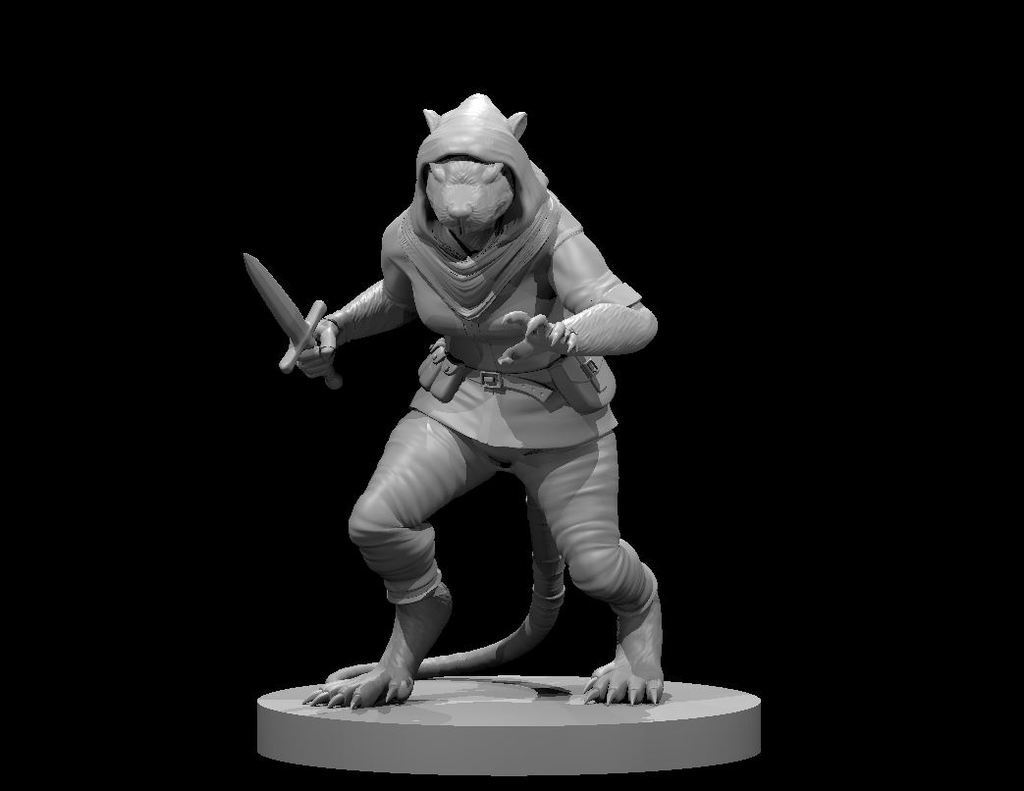 🎲 Wererat 2025・Archivo 3D Gratis para ・Cults