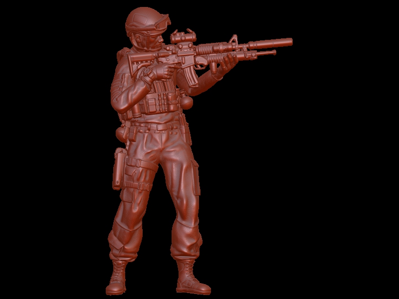 STL file PACK OF 3 MODERN AMERICAN SOLDIERS 🫡 ・3D printing idea to ...