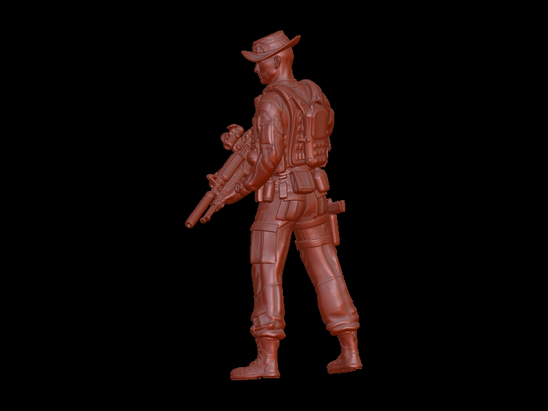 STL file PACK OF 3 MODERN AMERICAN SOLDIERS 🫡 ・3D printing idea to ...