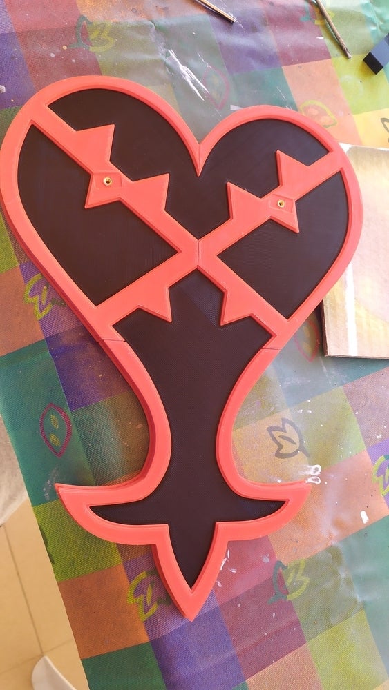 Free STL file Adafruit Keyblade Heartless wall mount 🗡️ ・3D printable