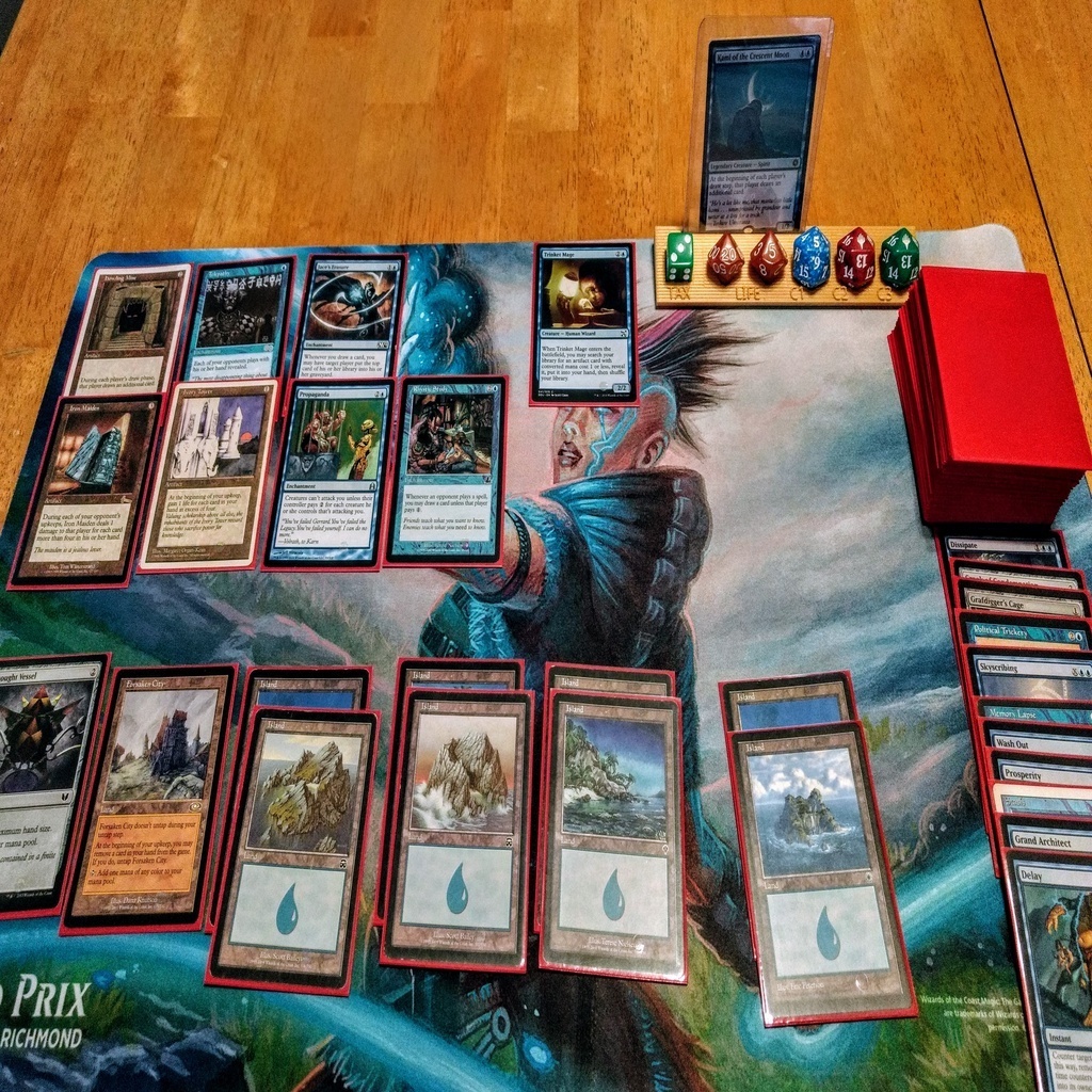 MTG EDH dice holder: Commander, Life, Commander Tax, and DamageFree 3D  File for Cults