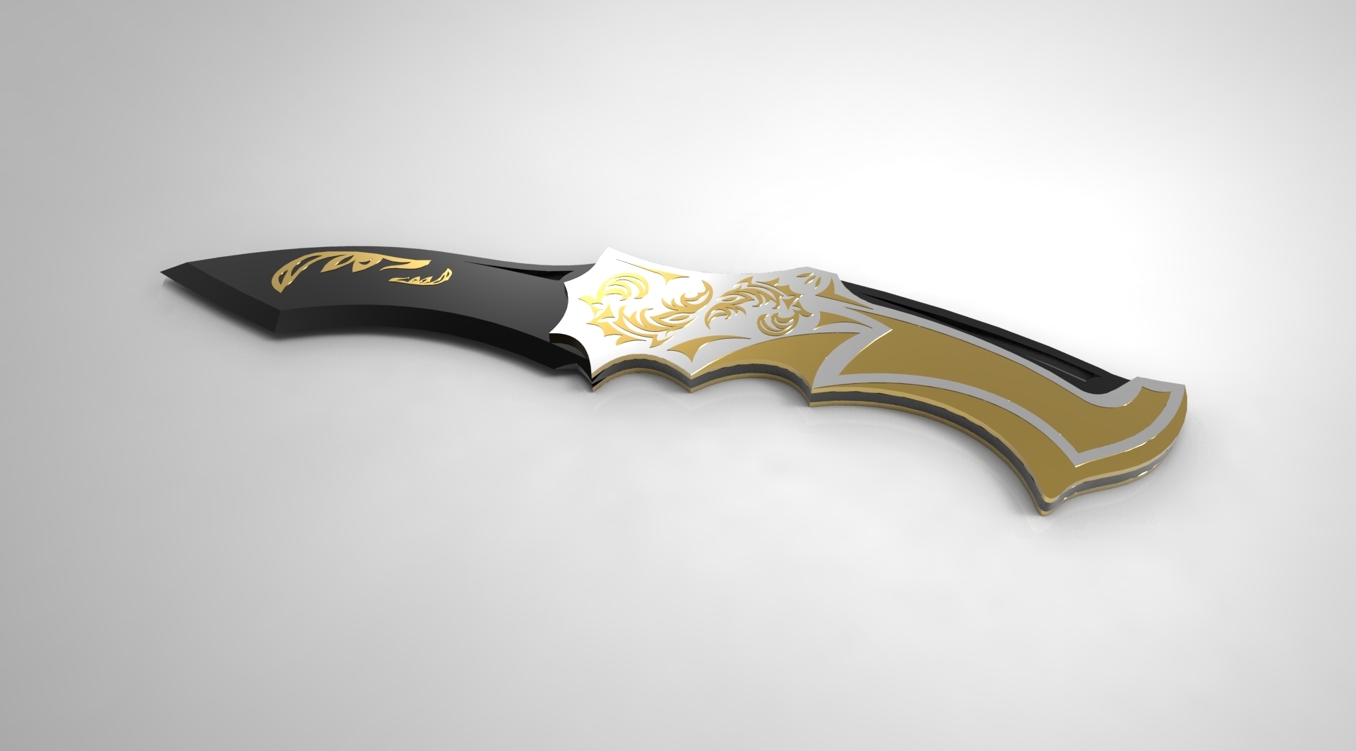 Free 3D file cyberpunk knife 🔪・3D print design to download・Cults