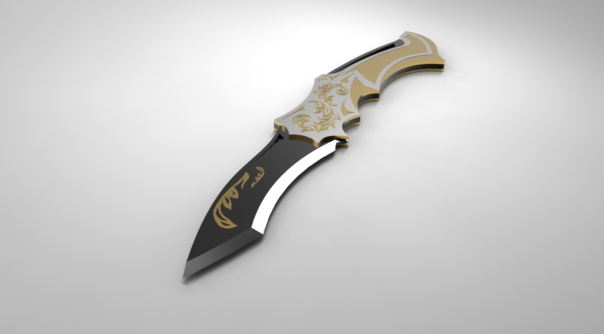 Free 3D file cyberpunk knife 🔪・3D print design to download・Cults