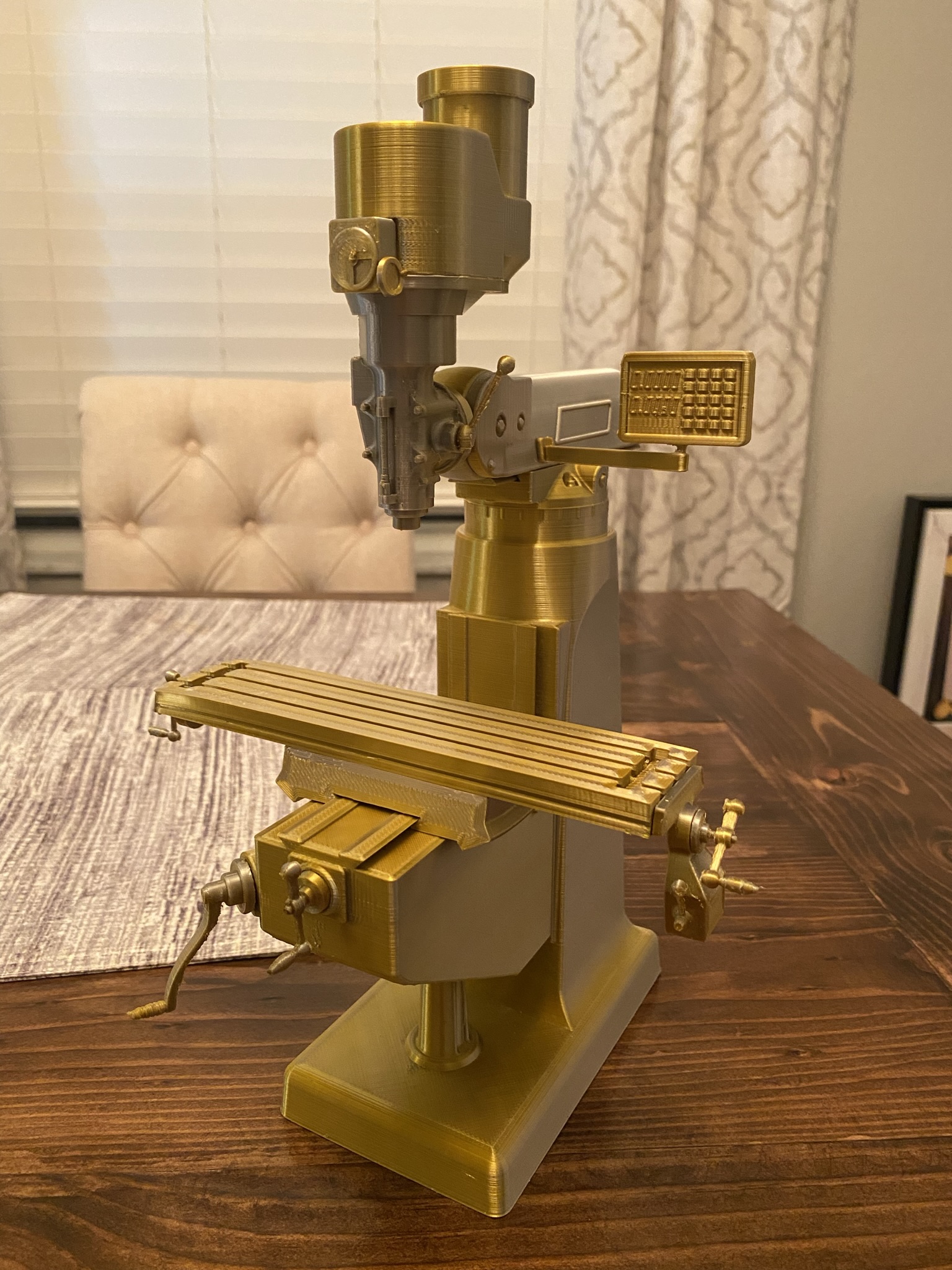 Machine Stl File 🎨 Milling Machine - Knee Mill・ STL File for ・Cults
